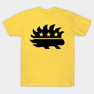 Libertarian Porcupine Black T-Shirt